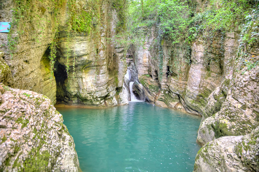 Caucasus. Sochi. River Agura