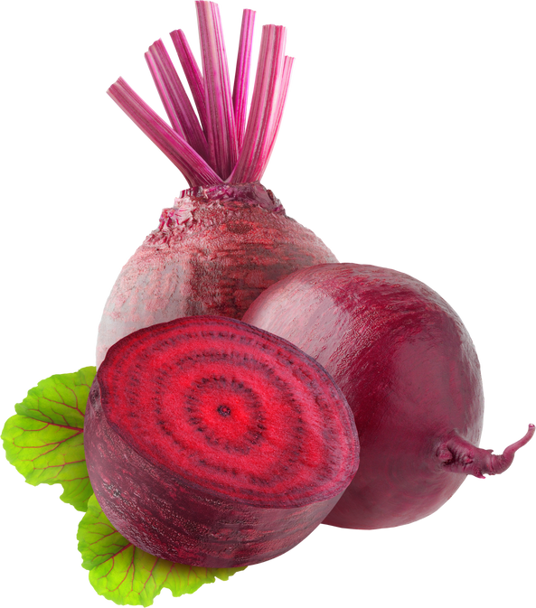 Two Raw Beetroots