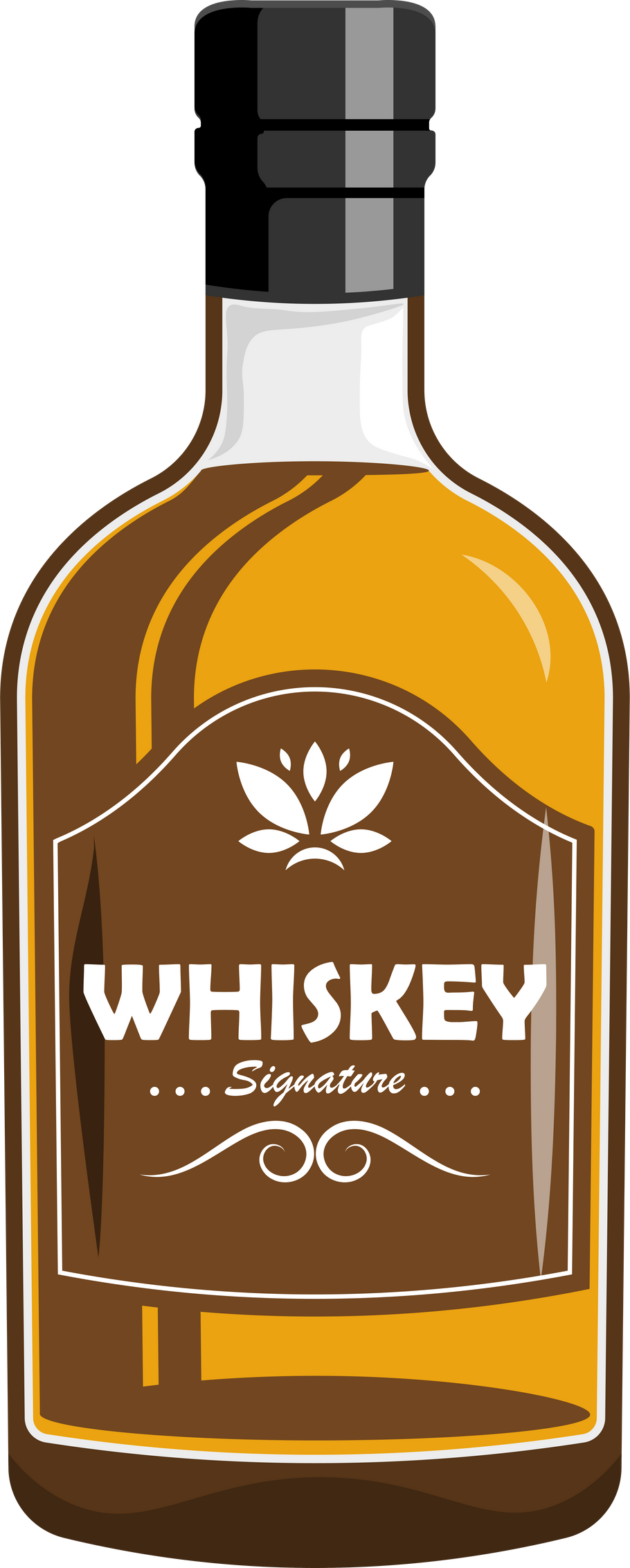 whiskey bottle elements